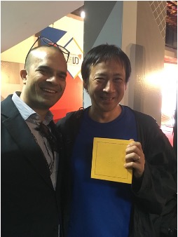 With Takaharu Tezuka